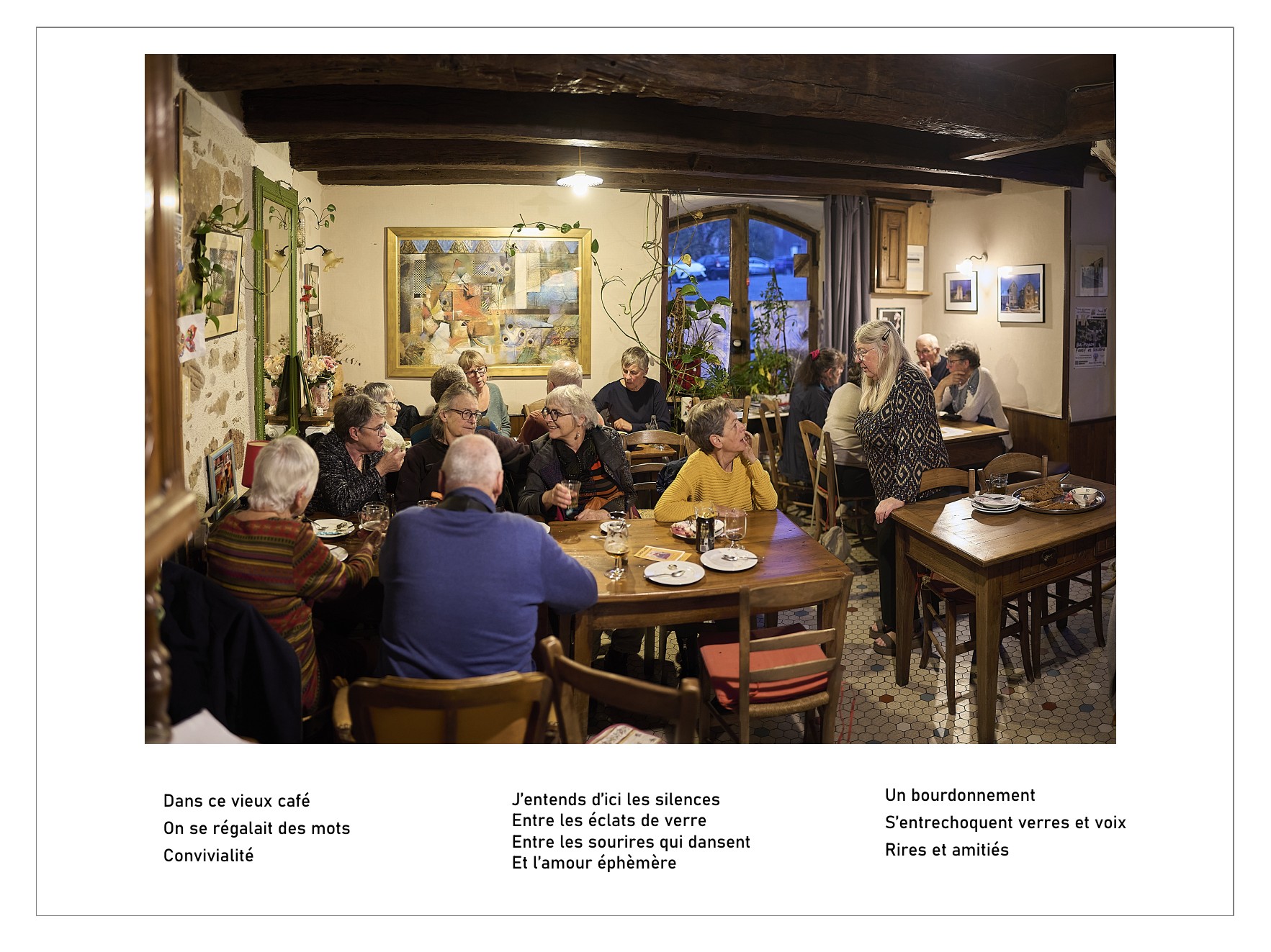 Photographie de Michel - Dans ce vieux café